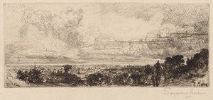 Studio-ikkunan ulkopuolella tekijältä Francis Seymour Haden