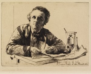 Francis Seymour Hadenin muotokuva (nro 2) (etsauksen aikana), 1862