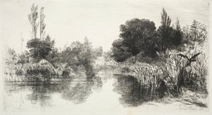 Jaa Mill Pond tekijältä Francis Seymour Haden