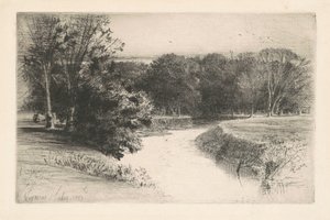 Auringonlasku Irlannissa tekijältä Francis Seymour Haden