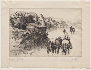 Warehamin silta tekijältä Francis Seymour Haden