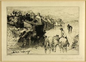 Warehamin silta tekijältä Francis Seymour Haden