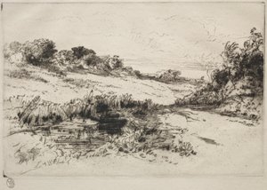 Tuulimyllykukkula, nro 1, c. 1877 ja myöhemmin. tekijältä Francis Seymour Haden