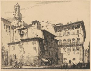 Municipio, Firenze tekijältä Francis Sydney Unwin