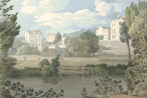 Taloja lähellä Plymouthia tekijältä Francis Towne