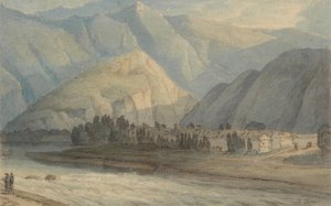 Grange Keswick-järven kärjessä tekijältä Francis Towne