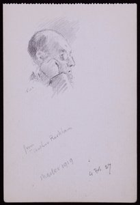 Arthur Rackhamin muotokuva tekijältä Francis Wilfred Lawson