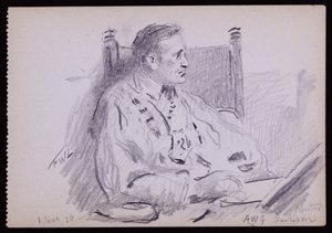 Ernest Jacksonin muotokuva tekijältä Francis Wilfred Lawson