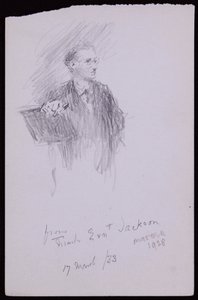 Ernest Jacksonin muotokuva tekijältä Francis Wilfred Lawson