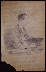 Francis Troupin muotokuva tekijältä Francis Wilfred Lawson