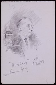 George Kruger Grayn muotokuva tekijältä Francis Wilfred Lawson