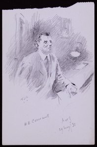 HB Cresswellin muotokuva tekijältä Francis Wilfred Lawson