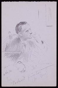 Harold Speedin muotokuva tekijältä Francis Wilfred Lawson