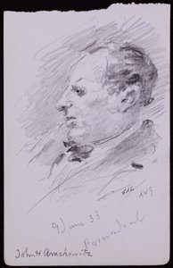 John Amshewitzin muotokuva tekijältä Francis Wilfred Lawson