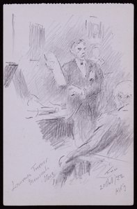 Laurence Turnerin muotokuva tekijältä Francis Wilfred Lawson
