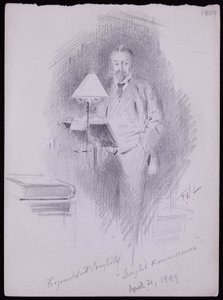Reginald Blomfieldin muotokuva tekijältä Francis Wilfred Lawson