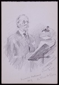 Reginald Hallwardin muotokuva tekijältä Francis Wilfred Lawson