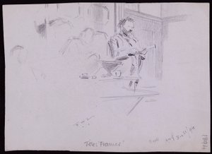 Muotokuva William [? Morris tekijältä Francis Wilfred Lawson