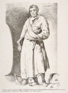 Aesop Aesopus, Etchingsistä Velazquezin jälkeen, 1778. tekijältä Francisco de Goya