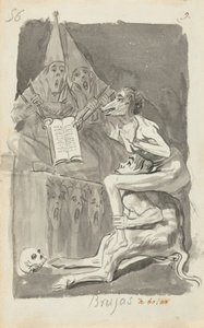 Brujas à volar (Noidat valmistautuvat lentämään) [jae] tekijältä Francisco de Goya