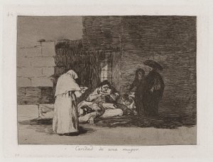 Naisen hyväntekeväisyys (A Woman tekijältä Francisco de Goya