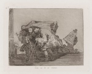 Tämä ei ole vähempää, levy 67 julkaisusta The Disasters of War tekijältä Francisco de Goya