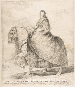 Isabella of Bourbon, Espanjan kuningatar ja Philip IV D. Isabella of Bourbonin vaimo, Espanjan kuningatar, tekijältä Francisco de Goya