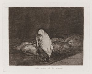 The Beds of Death, levy 62 julkaisusta The Disasters of War tekijältä Francisco de Goya