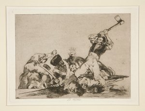 Sama (Sama), pl. 3 julkaisusta The Disasters of War tekijältä Francisco de Goya