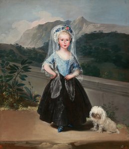 María Teresa de Borbón y Vallabriga, myöhemmin Chinchónin kreivitär tekijältä Francisco de Goya
