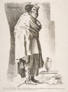 Filosofi Moenippus Menipo, 1778. tekijältä Francisco de Goya