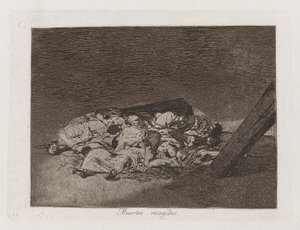 Harvest of the Dead, levy 63 julkaisusta The Disasters of War tekijältä Francisco de Goya