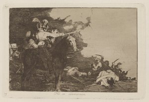 He eivät ole samaa mieltä, levy 17 julkaisusta The Disasters of War tekijältä Francisco de Goya