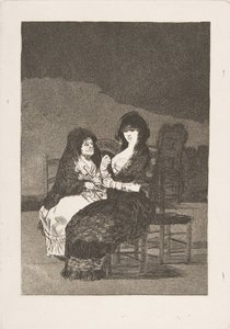 Levy 15 Los Caprichosista: Pretty Advice Kaunis neuvo, 1799. tekijältä Francisco de Goya