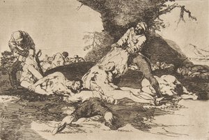 Levy 16 julkaisusta The Disasters of War Los Desastres de La Guerra: He..., 1810, julkaistu 1863. tekijältä Francisco de Goya