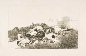 Levy 22 julkaisusta The Disasters of War Los Desastres de la Guerra: Vielä pahempaa. Molemmat ja..., 1810. tekijältä Francisco de Goya