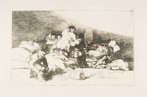 Levy 25 julkaisusta The Disasters of War The Disasters of War: Nämä myös. Myös e..., 1810. tekijältä Francisco de Goya