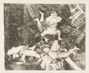 Levy 30 julkaisusta The Disasters of War The Disasters of War: Ravages of War. St..., 1810. tekijältä Francisco de Goya