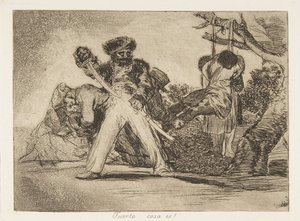 Levy 31 julkaisusta The Disasters of War Los Desastres de la Guerra: That..., 1810, julkaistu 1863. tekijältä Francisco de Goya