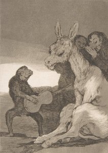 Levy 38 Los Caprichosista: Bravo! Brabisimo!, 1799, 1799. tekijältä Francisco de Goya