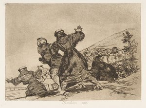 Levy 43 julkaisusta "The Disasters of War" The Disasters of War: "Tämä ..., 1810, julkaistu 1863. tekijältä Francisco de Goya