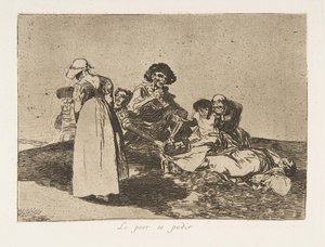 Levy 55 julkaisusta The Disasters of War Los Desastres de la Guerra: Th..., 1811-12, julkaistu 1863. tekijältä Francisco de Goya