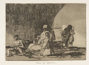 Levy 57 teoksesta The Disasters of War Los Desastres de la Guerra: Th..., 1811-12, julkaistu 1863. tekijältä Francisco de Goya