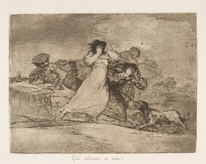 Levy 65 julkaisusta The Disasters of War Los Desastres de la Guerra..., vuosien 1814-15 jälkeen julkaistu 1863. tekijältä Francisco de Goya