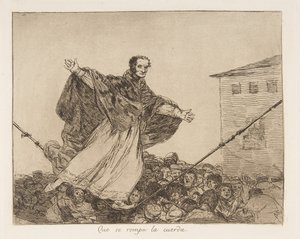 Levy 77 julkaisusta The Disasters of War Los Desastres de la Guerra..., vuosien 1814-15 jälkeen, julkaistu 1863. tekijältä Francisco de Goya