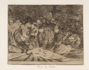 Levy 79 julkaisusta "The Disasters of War" Los Desastres de la Guerra..., vuosien 1814-15 jälkeen julkaistu 1863. tekijältä Francisco de Goya