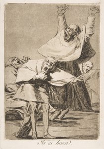 Levy 80 Los Caprichosista: On aika Ya es hora., 1799. tekijältä Francisco de Goya