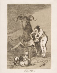 Levy 60, Los Caprichos: Trials Essays., 1799. tekijältä Francisco de Goya