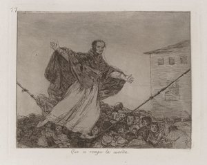 May the Cord Break, levy 77 julkaisusta The Disasters of War tekijältä Francisco de Goya