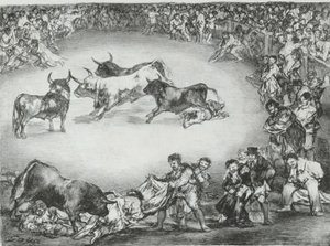 Espanjalaista viihdettä "Bulls of Bordeaux